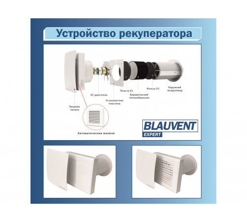 Рекуператор Blauvent EXPERT 125 Рекуператор Blauvent EXPERT 125