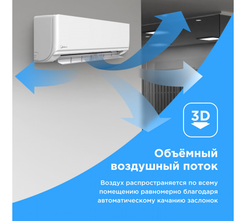 Настенная сплит-система Midea Unlimited MSAG2-12HRN1-I/MSAG2-12HRN1-O Настенная сплит-система Midea Unlimited MSAG2-12HRN1-I/MSAG2-12HRN1-O