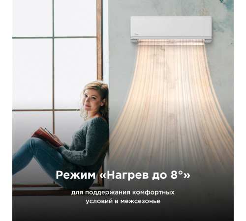 Настенная сплит-система Midea Unlimited MSAG2-12HRN1-I/MSAG2-12HRN1-O Настенная сплит-система Midea Unlimited MSAG2-12HRN1-I/MSAG2-12HRN1-O