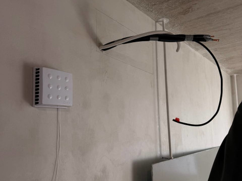 Закладка трассы под кондиционер для Артура в Барнауле — новостройка на улице Христенко, 5 от компании «Буран Климат»