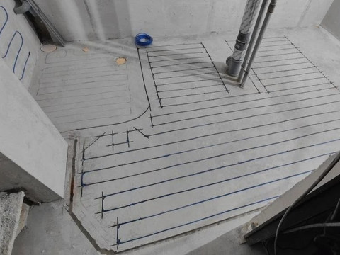 Профессиональный монтаж кабельных секций и нагревательного мата ИОН в Томске на Иркутском тракте, 216