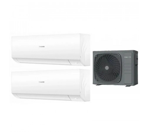 Мульти-сплит-система с 2 внутренними блоками Casarte 3U70CM1/R3 / CAS35CX1/R3-Wx2 Мульти-сплит-система с 2 внутренними блоками Casarte 3U70CM1/R3 / CAS35CX1/R3-Wx2