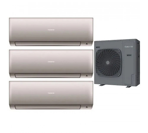 Мульти-сплит-система с 3 внутренними блоками Casarte 5U105CM1/R3 / CAS35CX1/R3-Gx3 Мульти-сплит-система с 3 внутренними блоками Casarte 5U105CM1/R3 / CAS35CX1/R3-Gx3