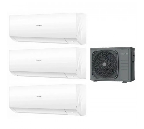 Мульти-сплит-система с 3 внутренними блоками Casarte 4U75CM1/R3 / CAS25CX1/R3-Wx3 Мульти-сплит-система с 3 внутренними блоками Casarte 4U75CM1/R3 / CAS25CX1/R3-Wx3