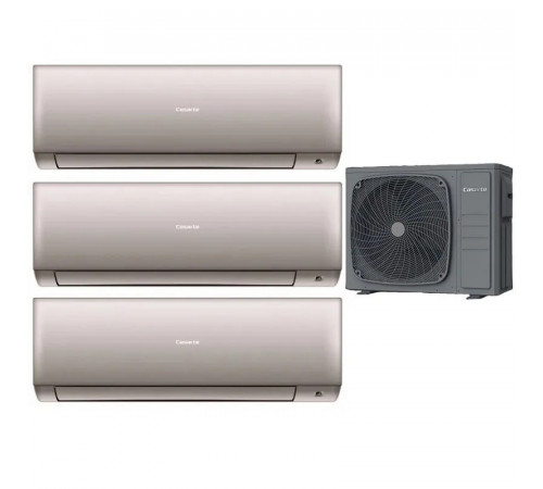 Мульти-сплит-система с 3 внутренними блоками Casarte 4U75CM1/R3 / CAS25CX1/R3-Gx3 Мульти-сплит-система с 3 внутренними блоками Casarte 4U75CM1/R3 / CAS25CX1/R3-Gx3